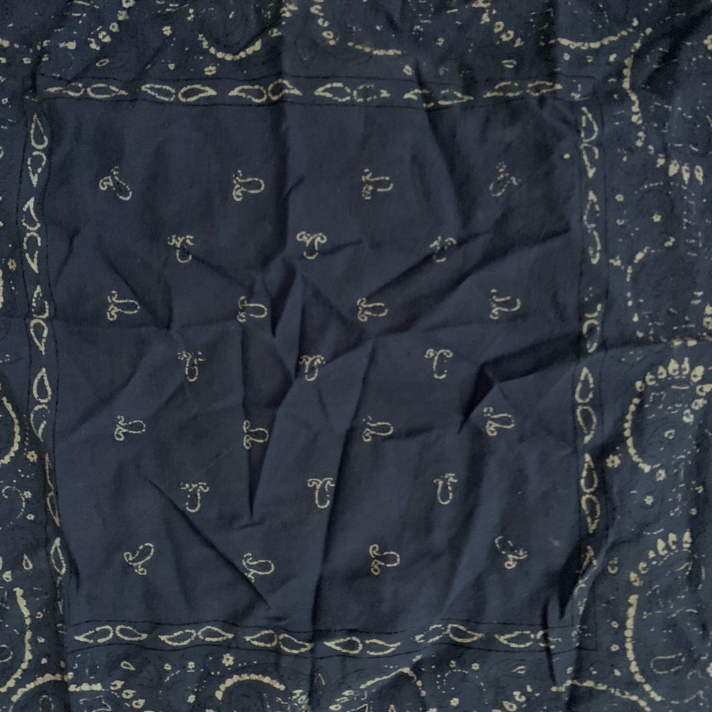 Blue bandana
